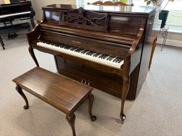 1987 Charles R Walter console piano, mahogany - Upright - Console Pianos